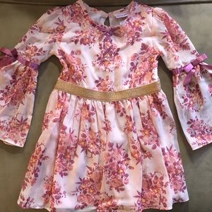 Long sleeve sheer dress NWOT  4T